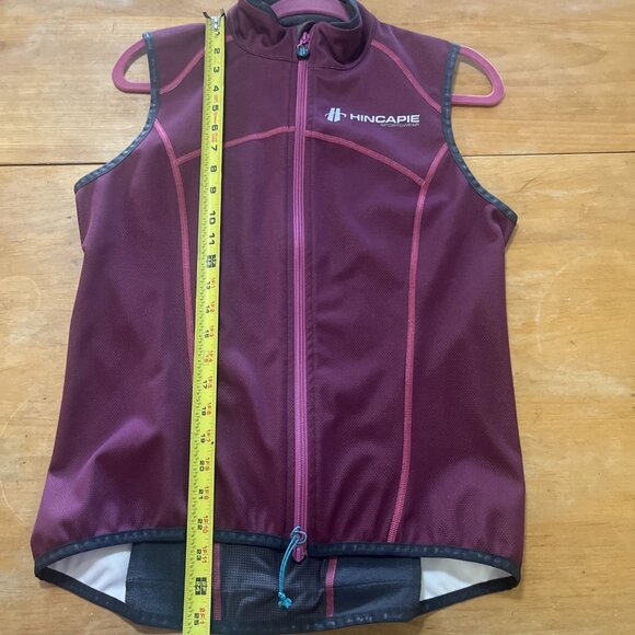 Hincapi Sportswear Women’s ENCOUNTER WINDSHELL MULBERRY Cycling VEST Sz L - Picture 7 of 9